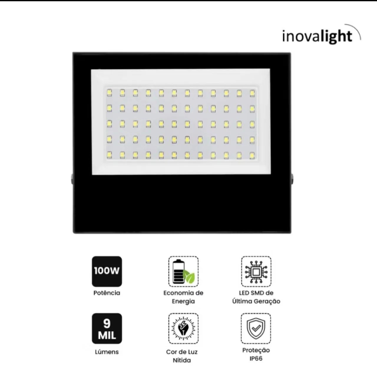 Relé Fotocélula + 3 refletor de Led - Foto 6