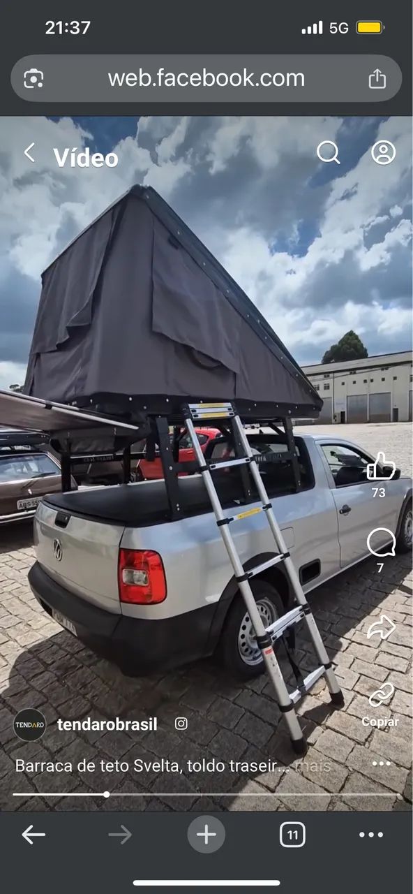 Rack super reforçado para barraca de teto