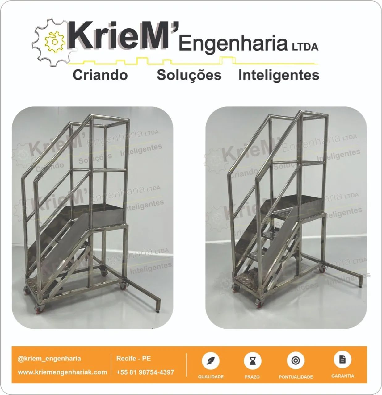 Escadas - Corrimão- inox - piscina  - Foto 5