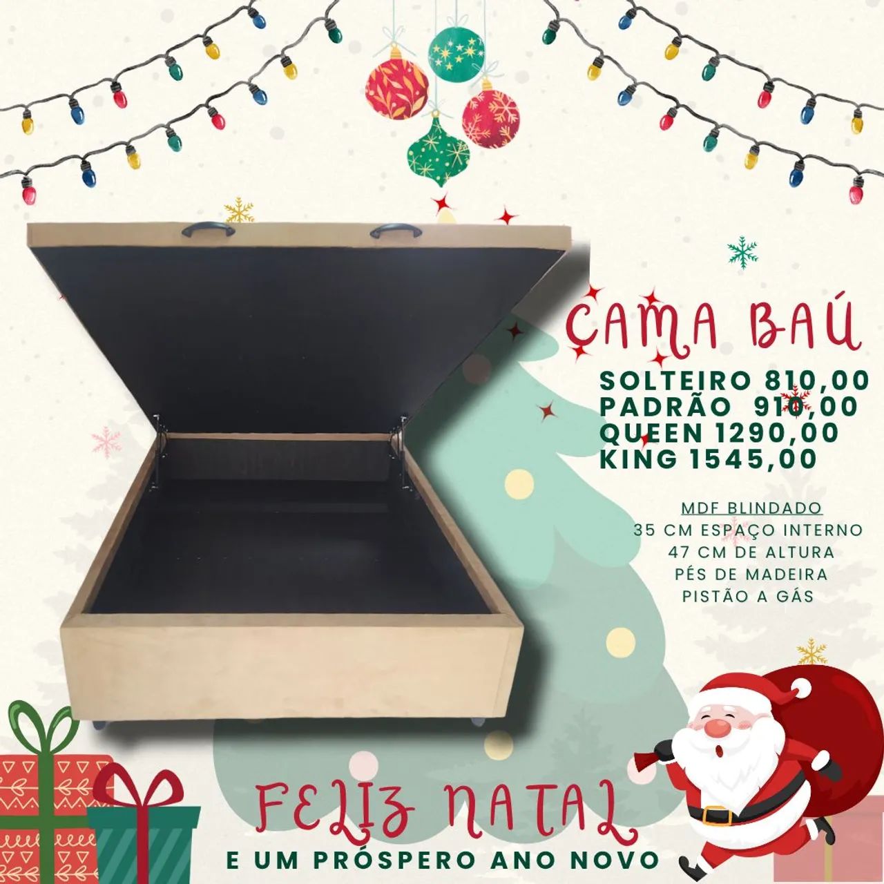 Promoção de cama baú toda em MDF! - Foto 2