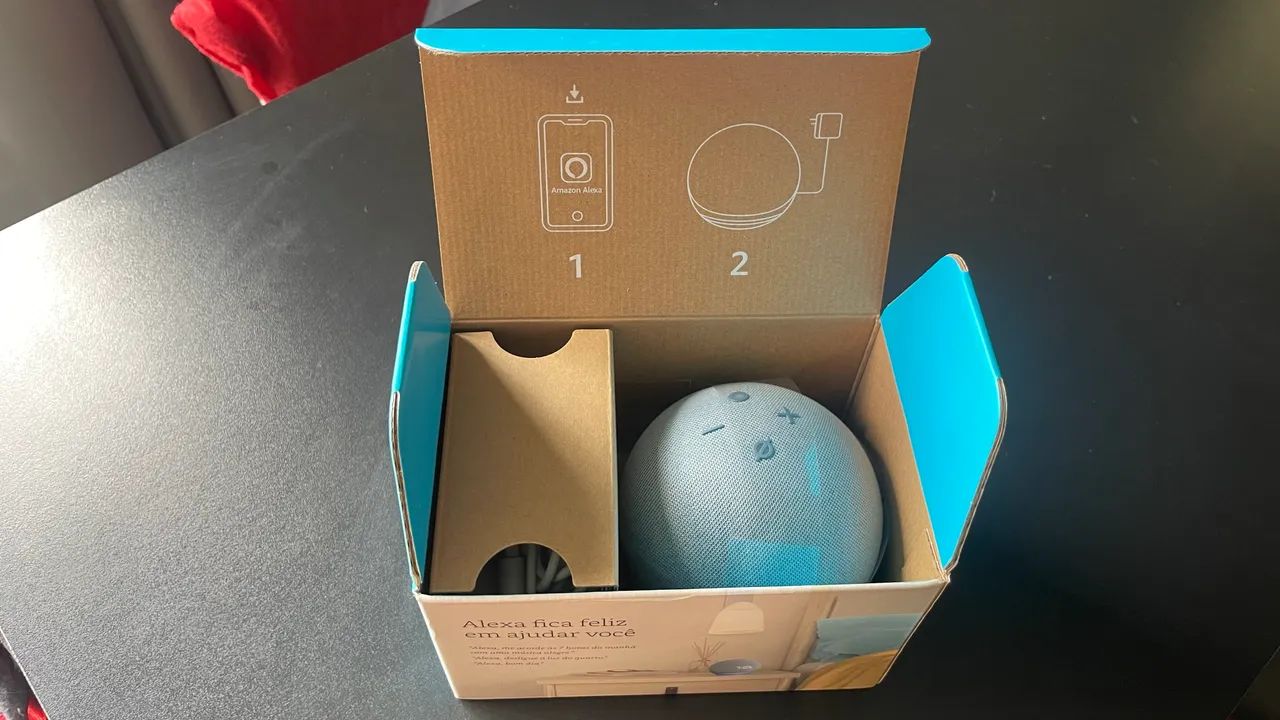 Echo dot 4 com relógio - Foto 6