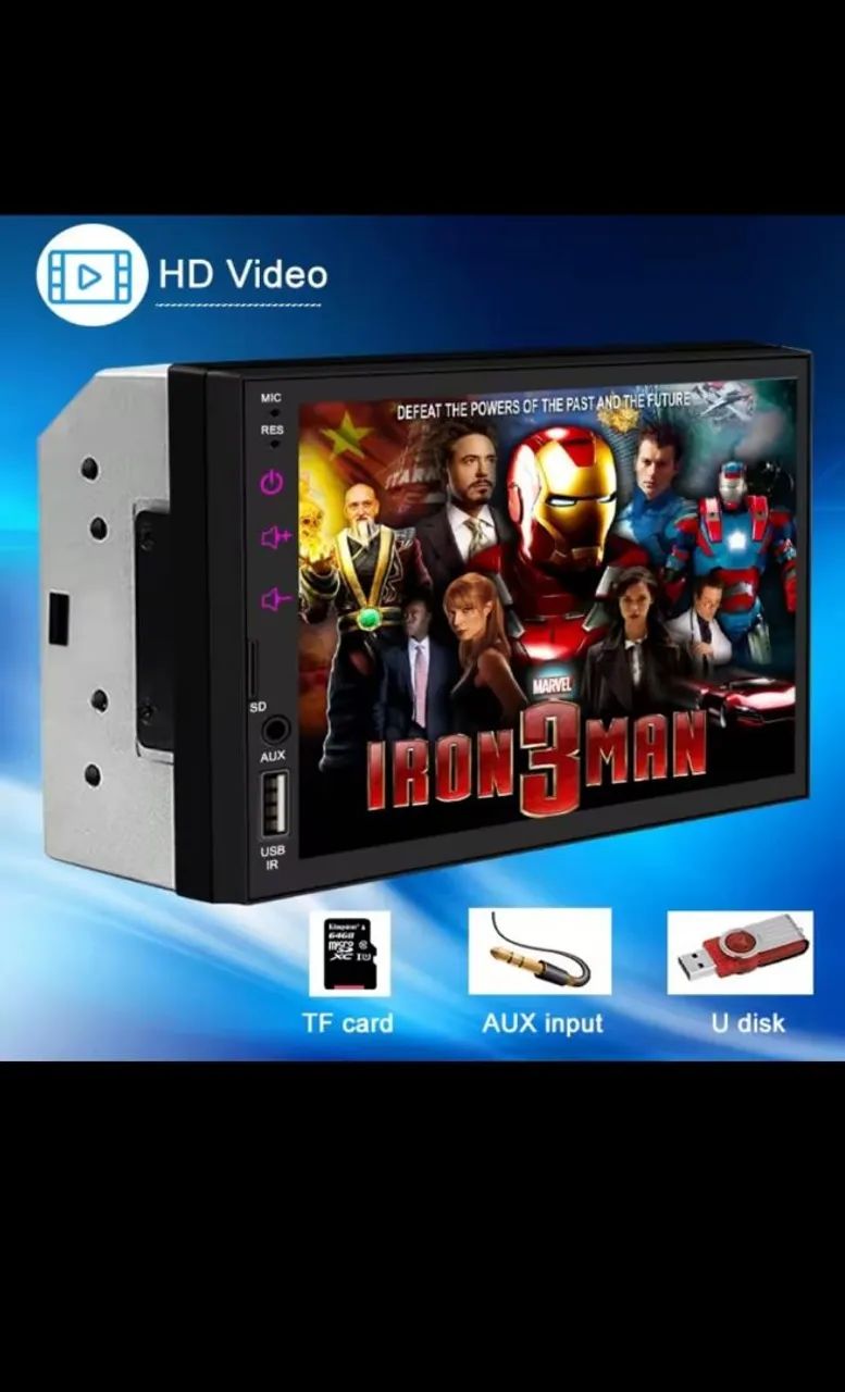 Central Multimídia 45Wx4 7010B Car mp5 player completo  - Foto 2