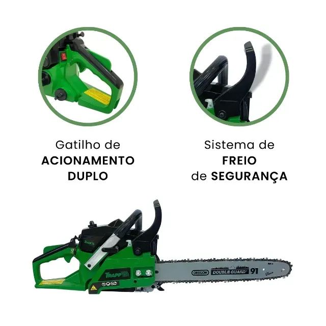 Motosserra MTX-410 TRAPP 41cc 2HP sabre 40 cm 28 dentes