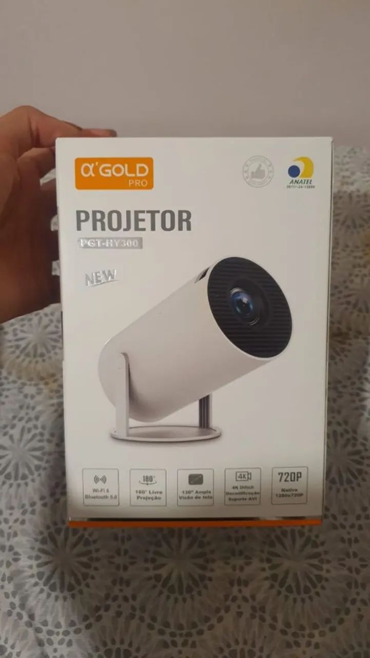 Projetor Gold Pro PGT-HY300 - Novo