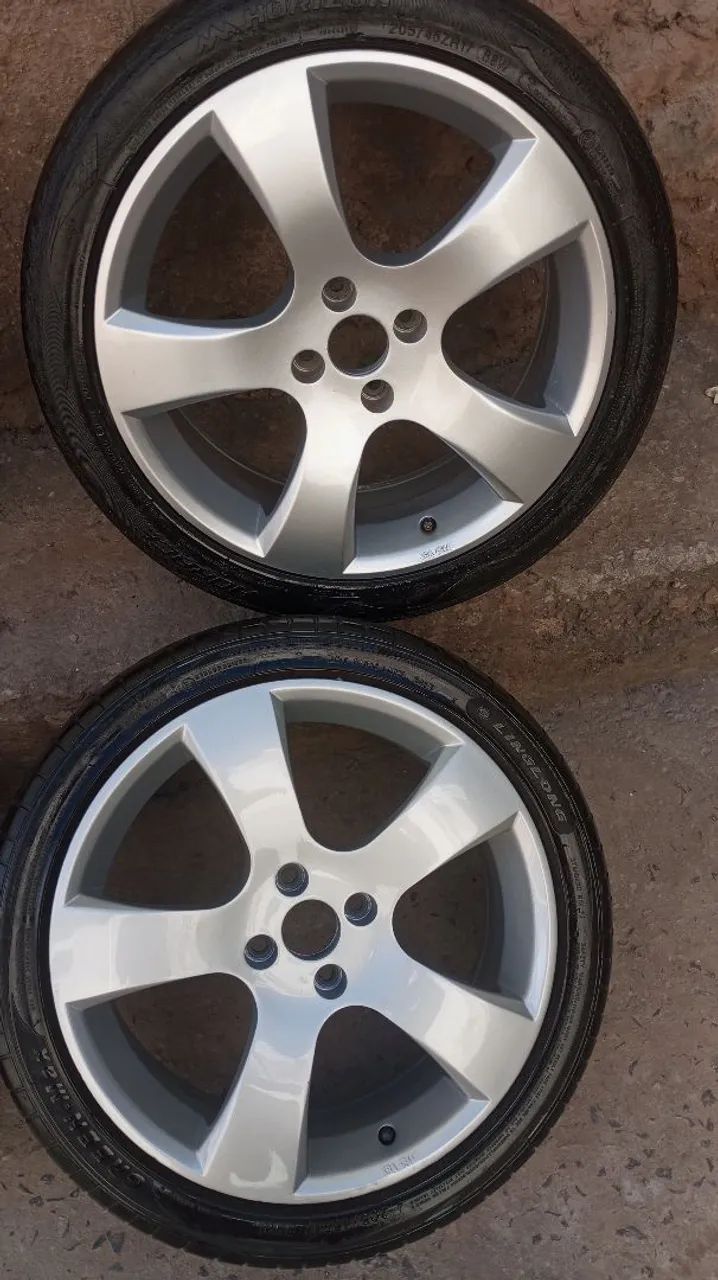Rodas aro 17 4furos 205/45R17 - Foto 2