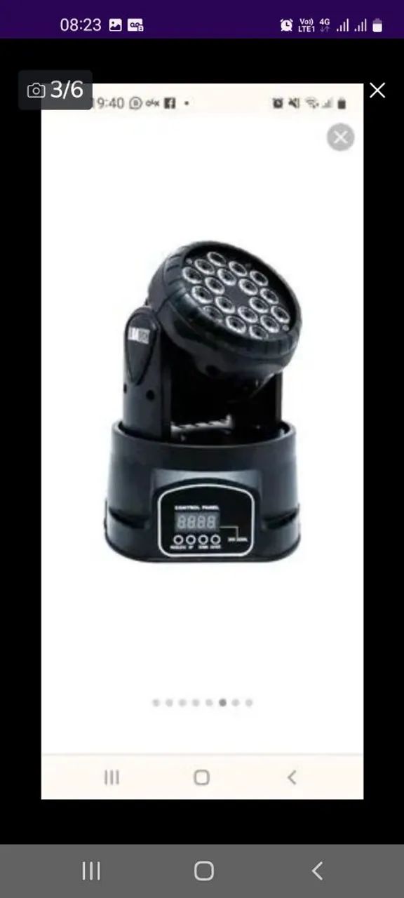 Moving Head LED RGBW - Iluminação para eventos - Foto 2