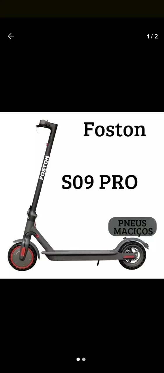 Patinete Elétrico Foston S09 Pro novos e lacrados bateria 10.400mah