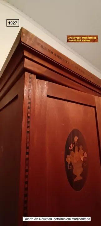 Armário de casal antigo machetado - Foto 4