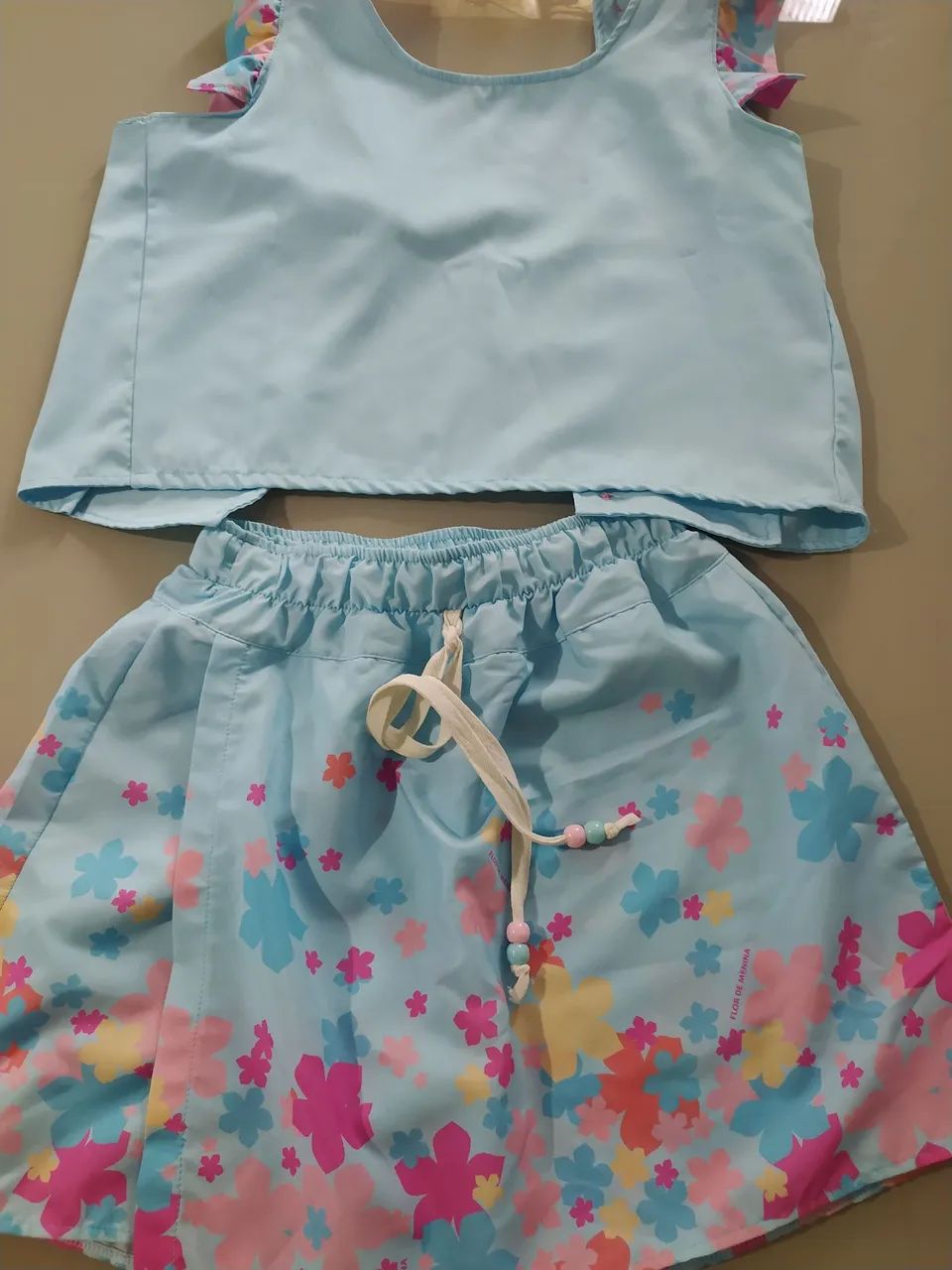 Conjunto Infantil Floral