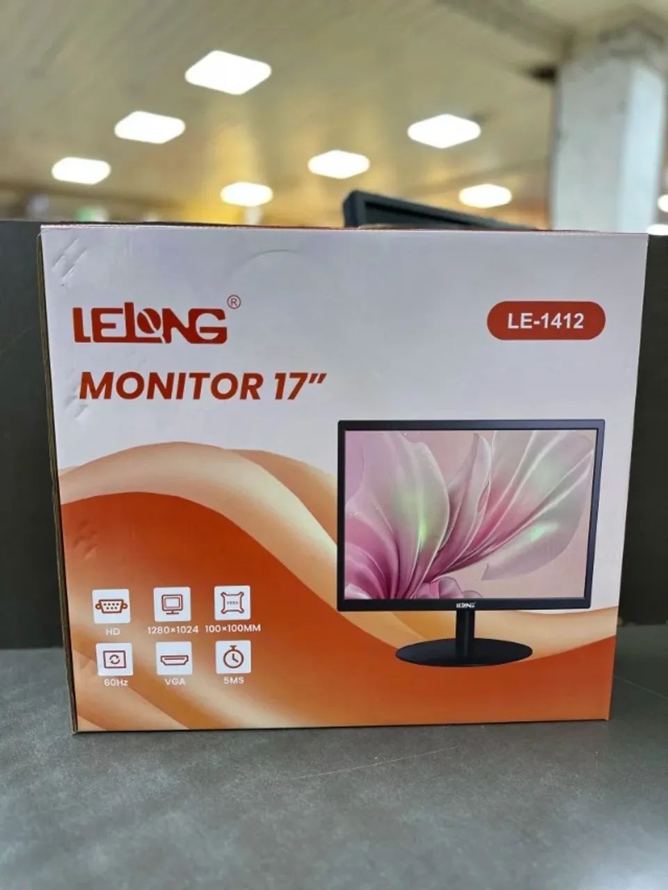 Monitor Lelong 17 Polegadas Hd Ajustável Hdmi Vga - Foto 3