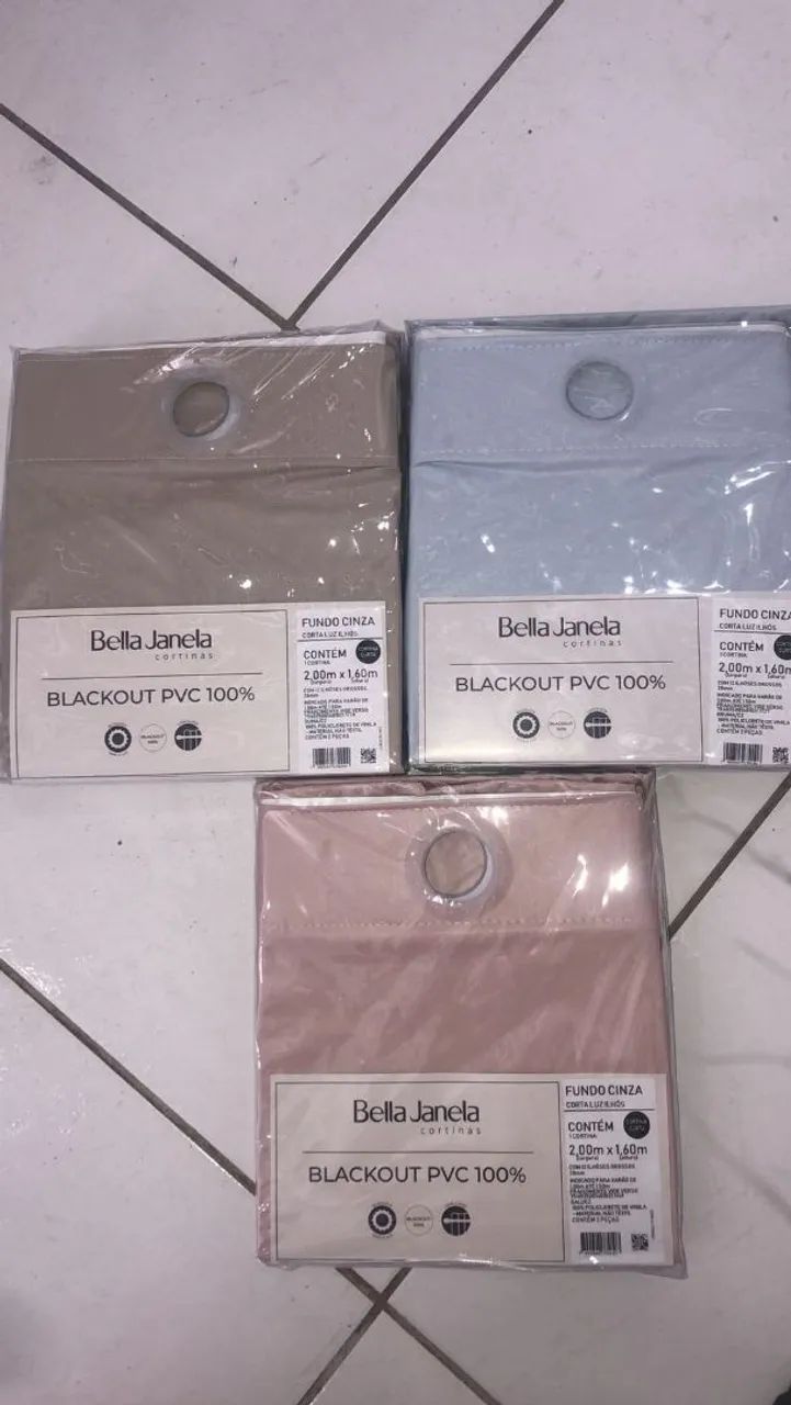 Cortina Blackout PVC 100% Bella Janela - Foto 4