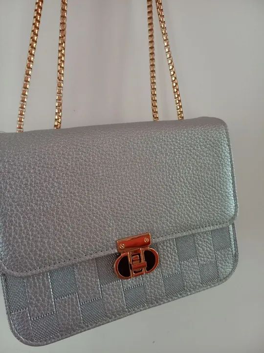 Bolsa de Ombro Prata