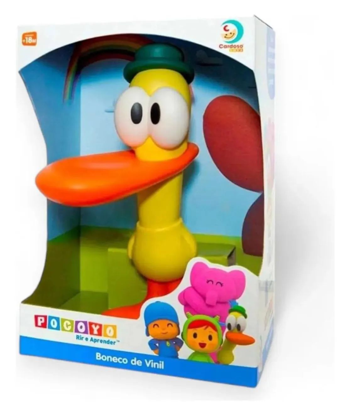 Boneco vinil pato Pocoyo 