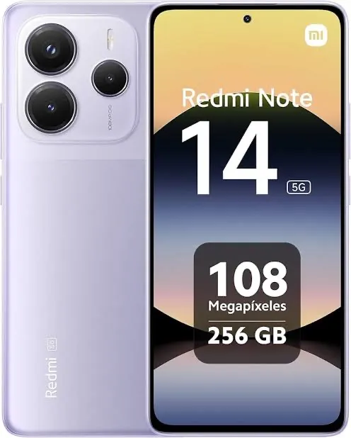 Redmi Note 14 (5G) NFC 256GB/08GB RAM Versão Global + Entrega Gratuita 