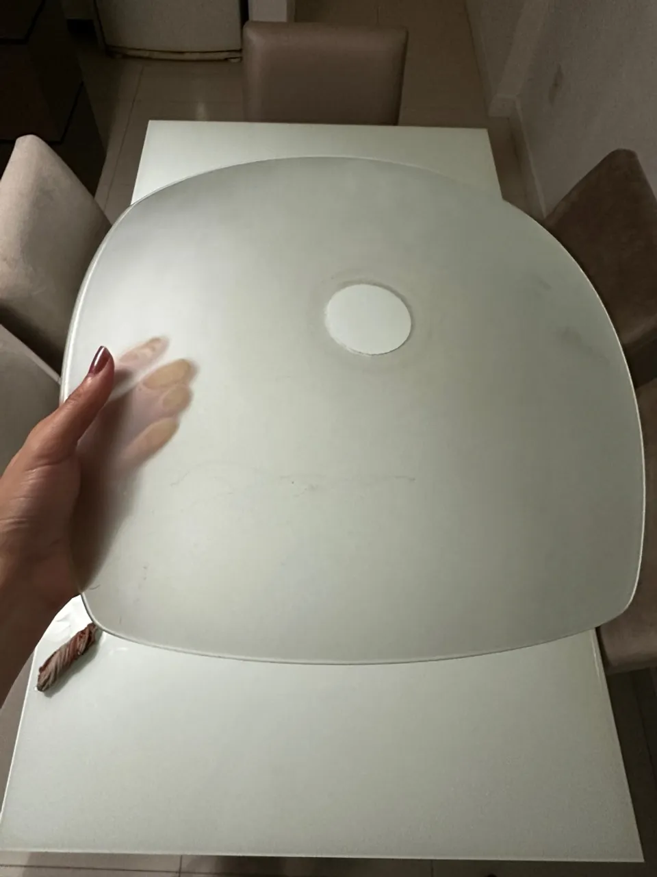 Cúpula de Vidro para Lustre - Design Moderno