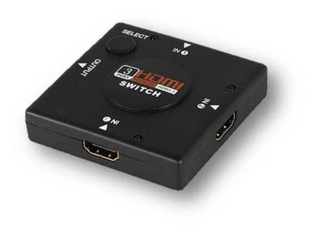 Switch Hdmi 3 Portas 1080p Fullhd Kp-3456 - Knup -3 Entradas 1 Saida Loja Coimbra Entrega - Foto 5