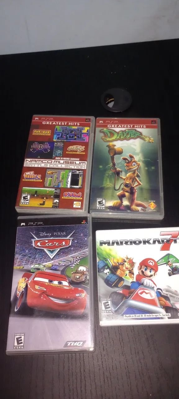 Lote de jogos psp e 3DS 