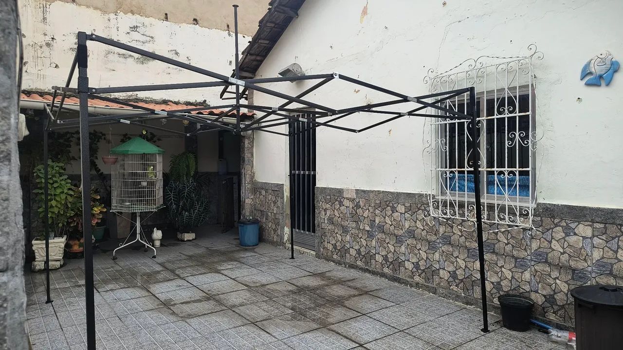 Estrutura Tenda Gazebo 3mx3m  PRATICAMENTE NOVA - Foto 3