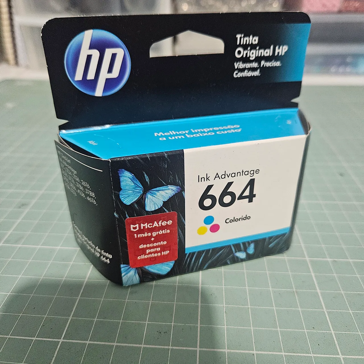 Tinta cartucho HP Original 664 - Colorida