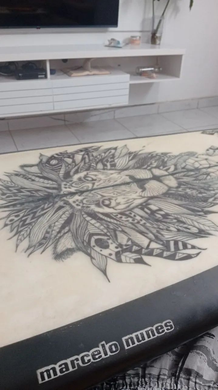 Prancha de Surf Fish Semi-nova 5'9 com Deck + Leash Incluído. - Foto 4