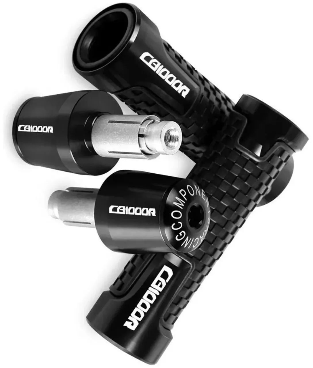 Manoplas para Moto CB1000R - Cabo de Aço - CNC - Preto