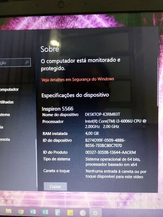 Notebook Windows 10 Home 22H2 - Foto 2