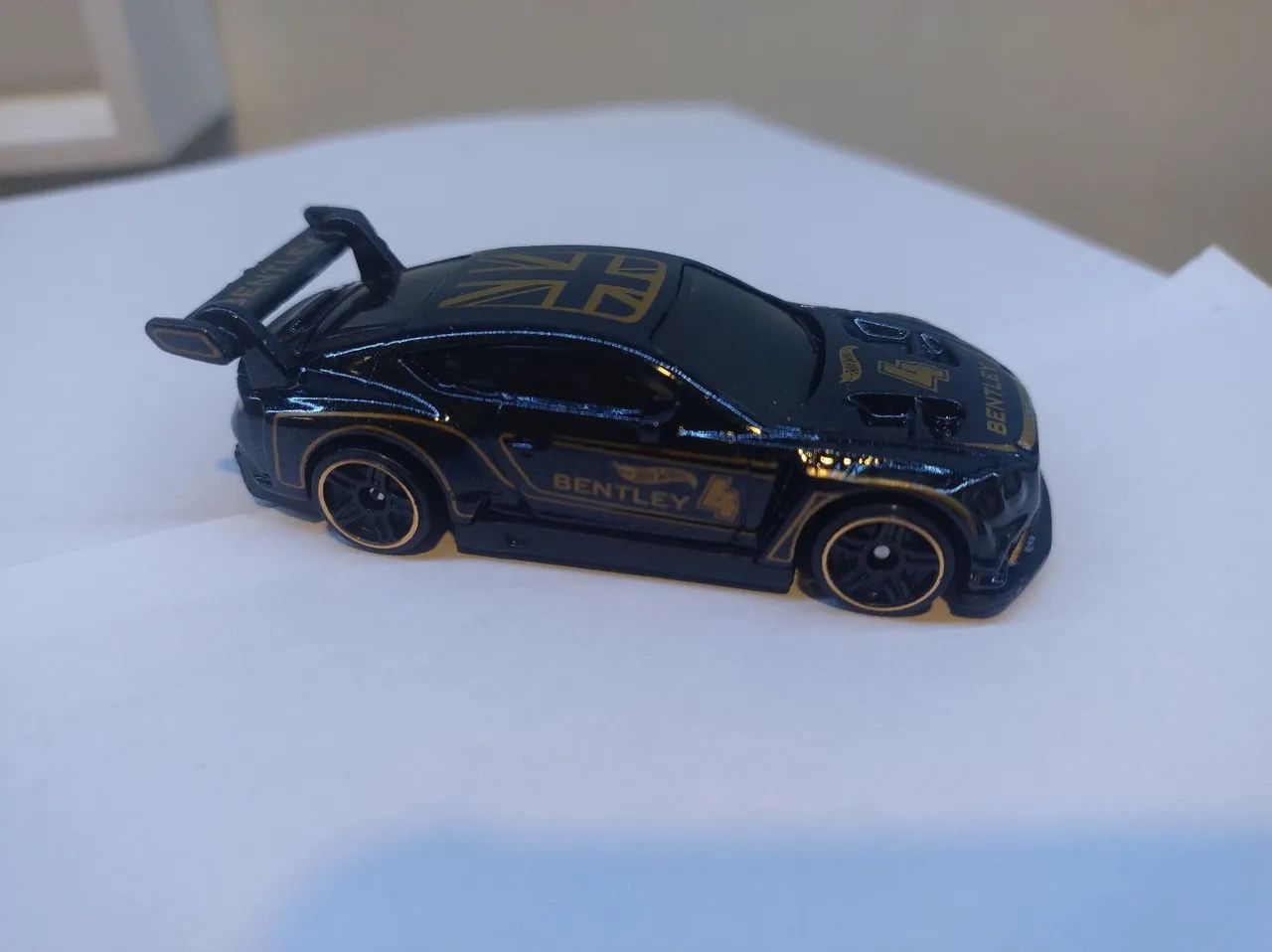 Hotwheels 2018 Bentley Continental GT3 Preto Loose Novo