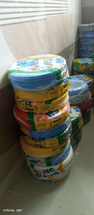 Cabos Elétricos Novos - Diversos Tamanhos e Cores