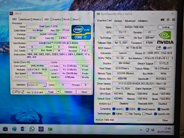 DELL OPTIPLEX 9010 - NVIDIA QUADRO T400, WIFI 6E, BT 5.3, I7-3770, 32GB, SSD 780GB - Foto 5