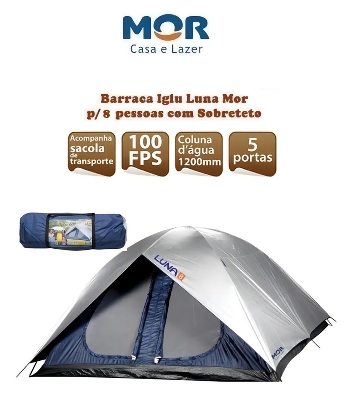 Barraca Luna 8 lugares - Foto 3