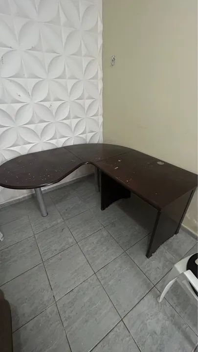 Mesa em L para escritório - Foto 3