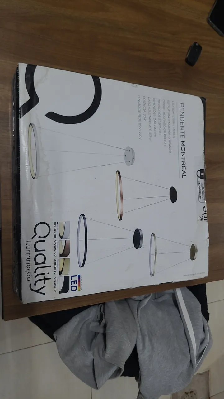 Pendente Montreal LED Branco