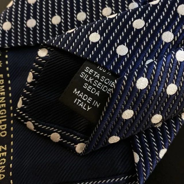 Gravata Ermenegildo Zegna 100% Seda - Foto 4
