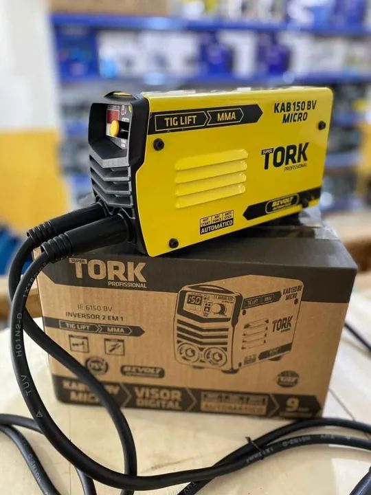 Máquina Inversora de solda profissional 150amp kab150 - Tork(Loja) - Foto 6