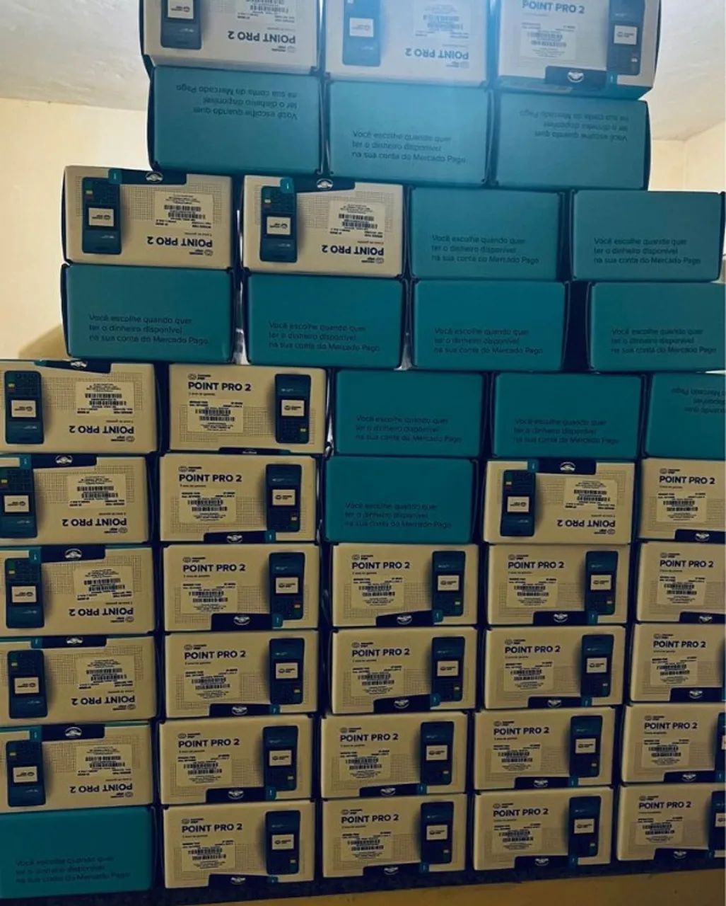 MÁQUINA DE CARTÃO POINT PRO 2 - CHIP 3G E WIFI - MERCADO PAGO - Foto 4
