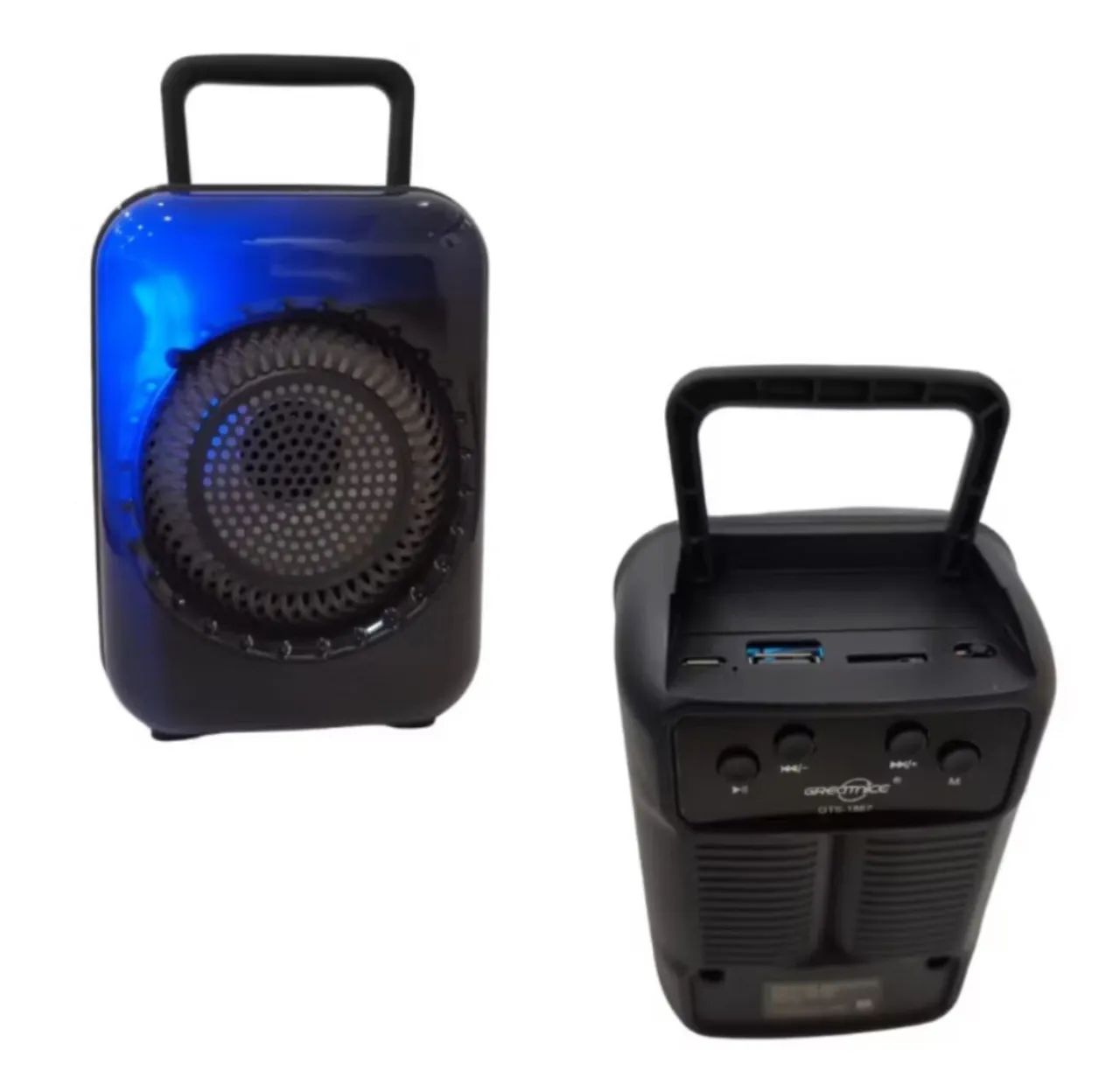 Caixa flash light 5w bluetooth fm potência e qualidade  - Foto 2