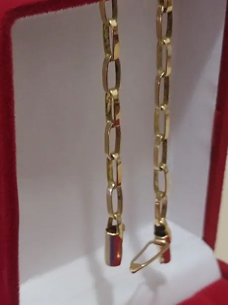 Pulseira Maciça Baquert 7 Gramas 4 mm 21 Cm                                    - Foto 5