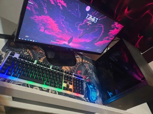 Pc gamer Setup completo - RX5500XT - Xeon E5 - Monitor LG Gamer