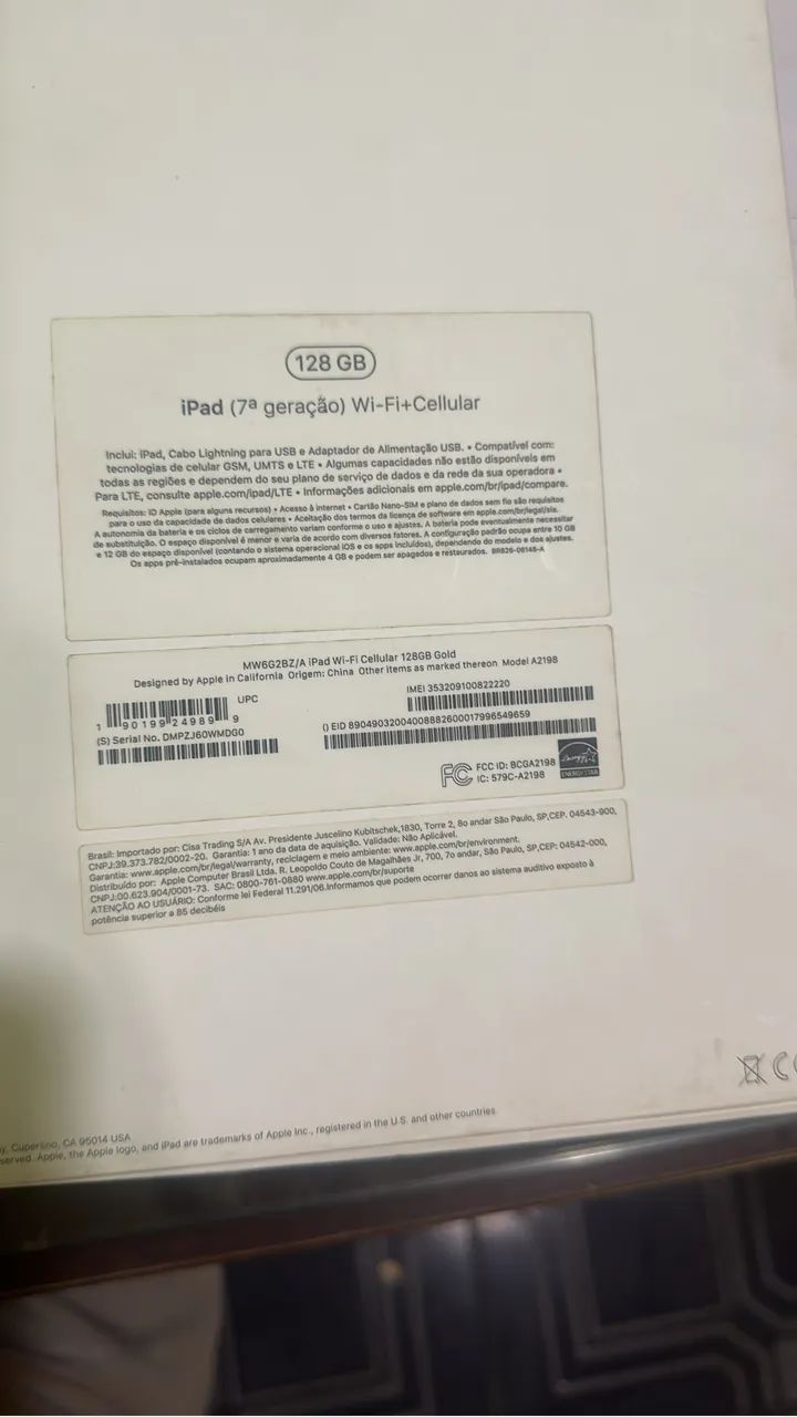 iPad 7 128 Gb64307862370690122