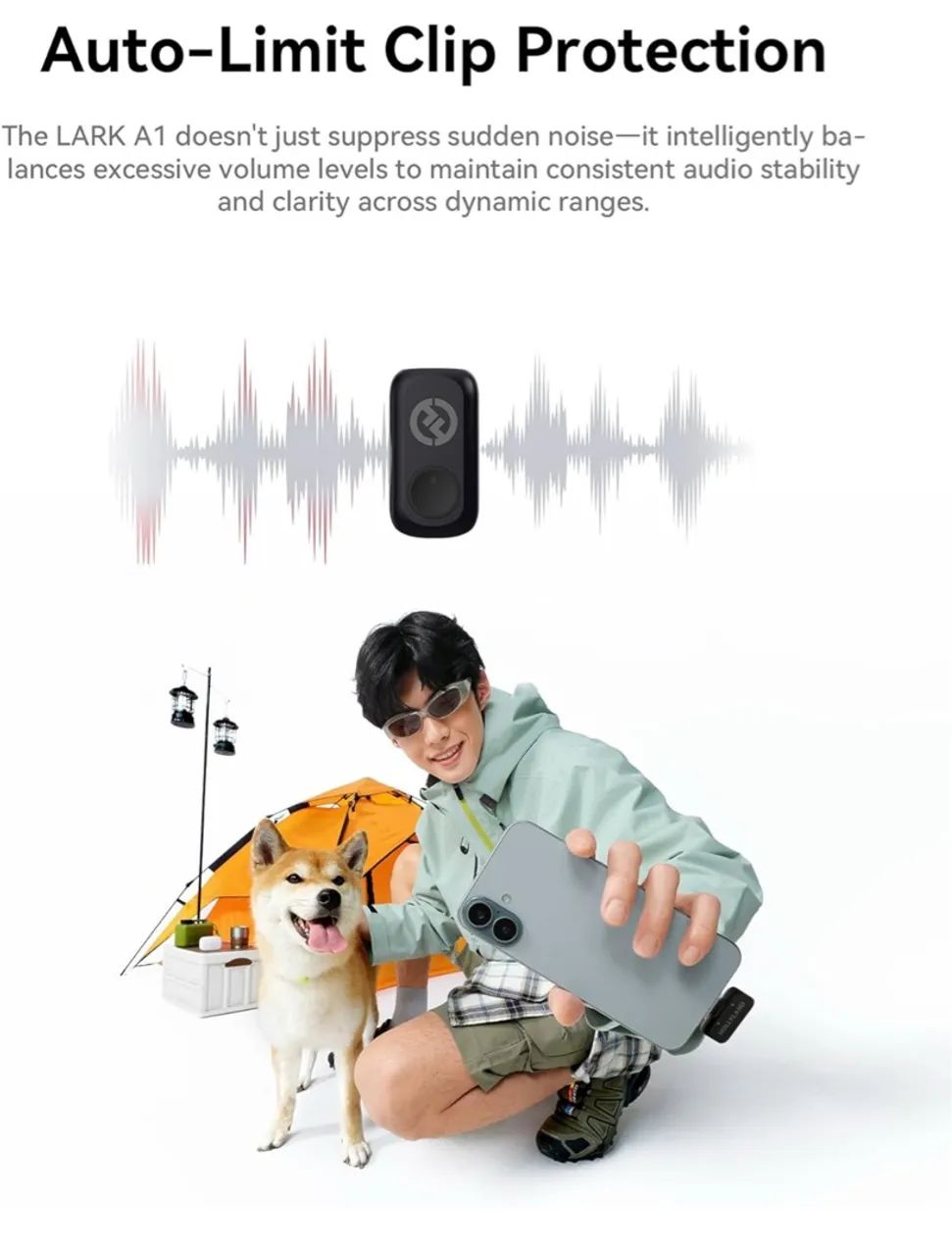 Microfone Hollyland Lark A1 Mini Wireless Qualidade de Estúdio - Foto 3