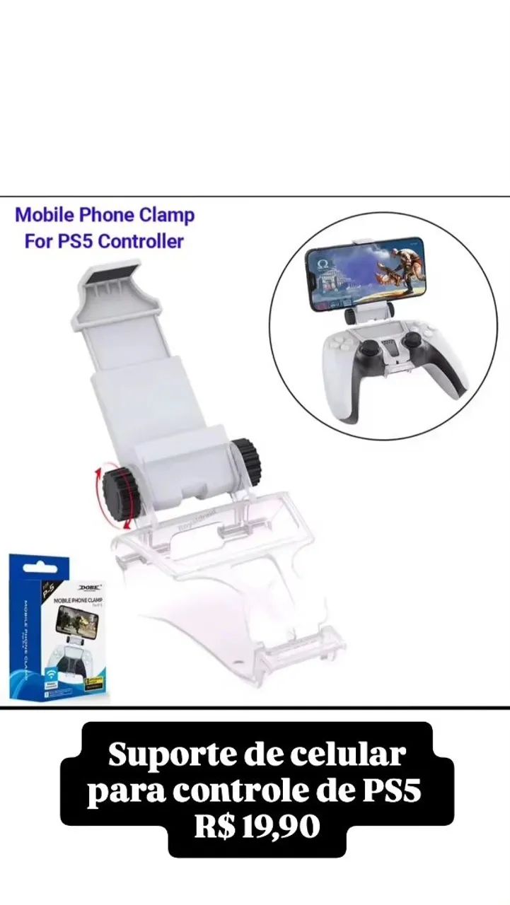 Capa para controle ps4/ ps5 a partir de 15,00 - Foto 3