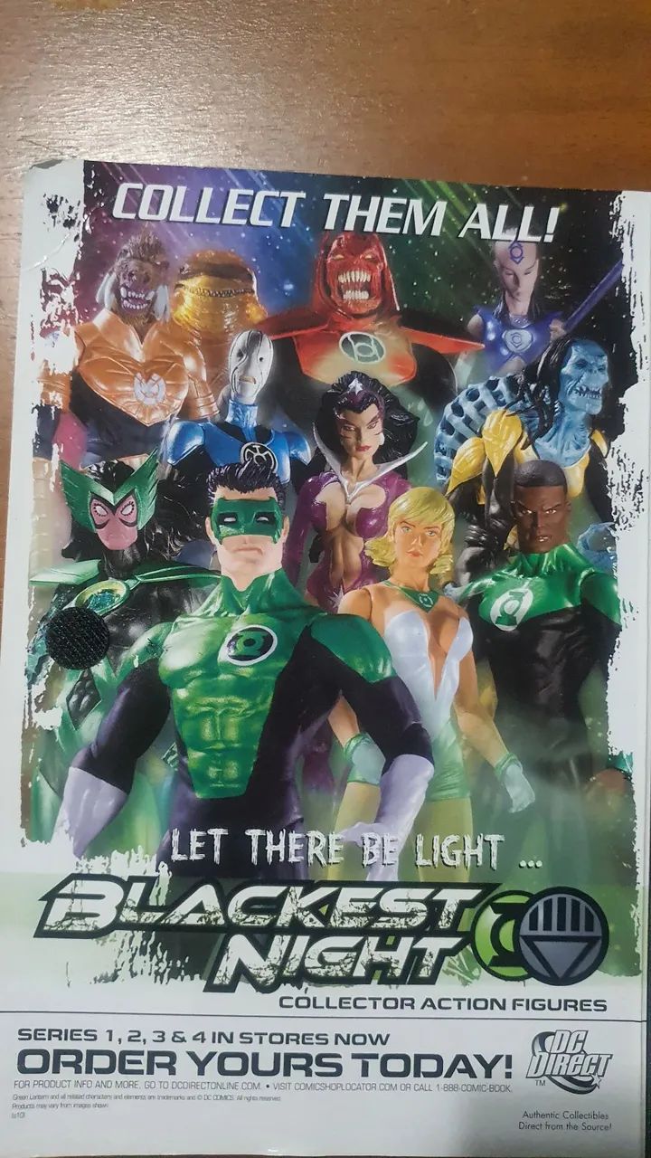 White Lantern Sinestro Blackest Night 2010 Convention limited 1500 edition Exclusive - Foto 4