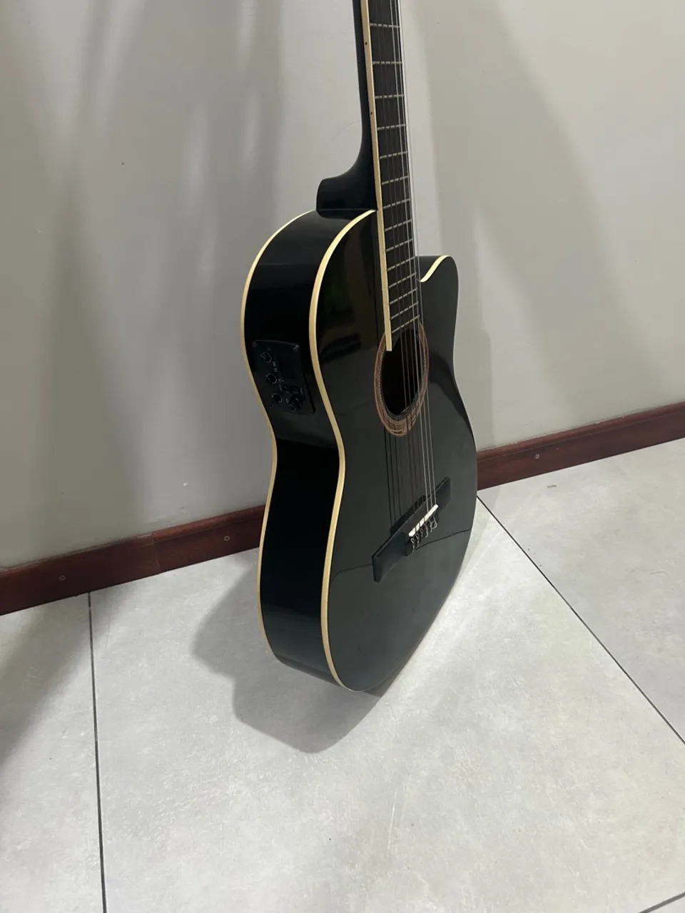 Violão Eletroacústico Preto