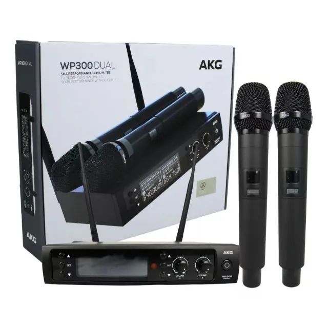 Microfone sem fio AKG Duplo WP300 - DUAL (Duplo)