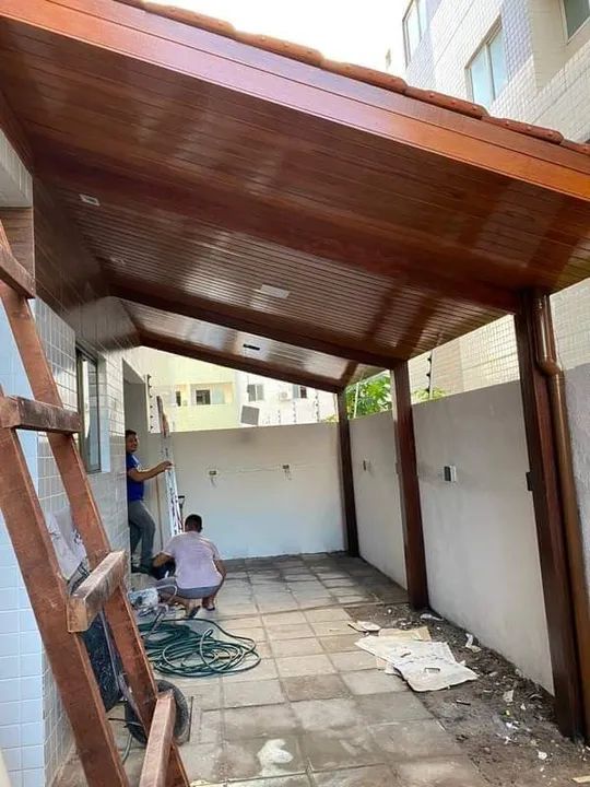 Paulo carpinteiro telhadista cobertura e pergolado caramanchao reforma de Telhados  - Foto 6