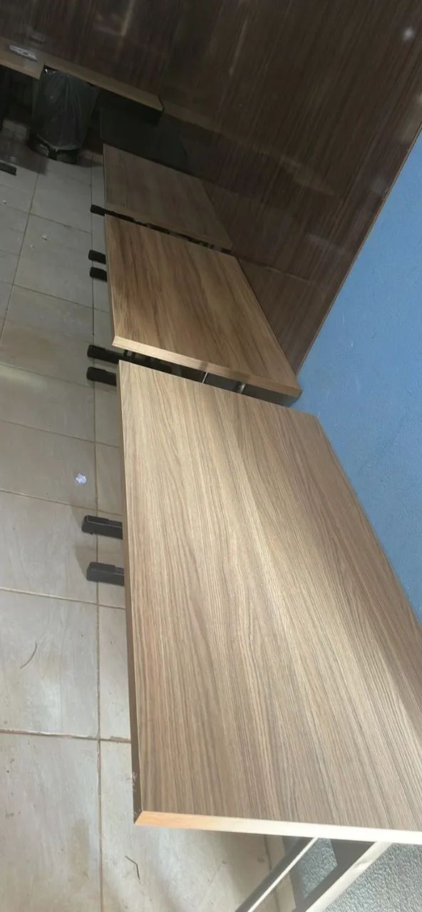 MESA RETA 150X60 SEM GAVETA  - Foto 4
