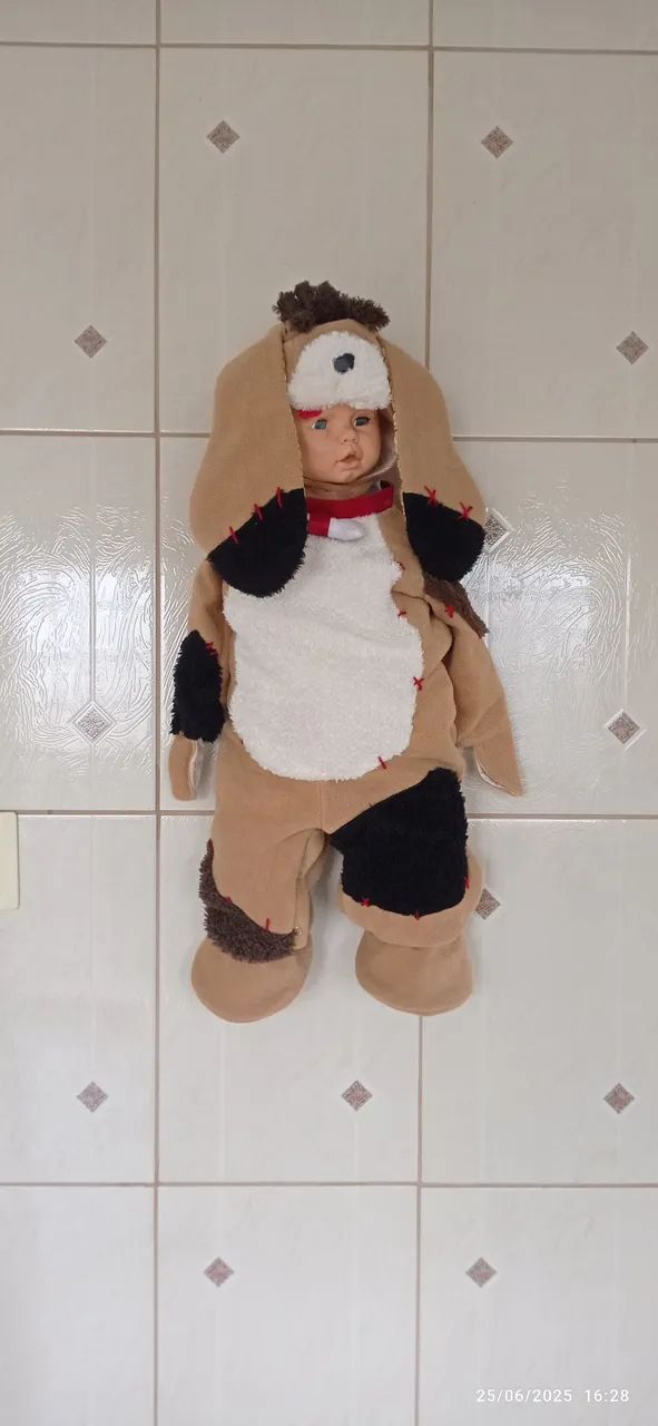 Fantasia de Cachorro para Bebê