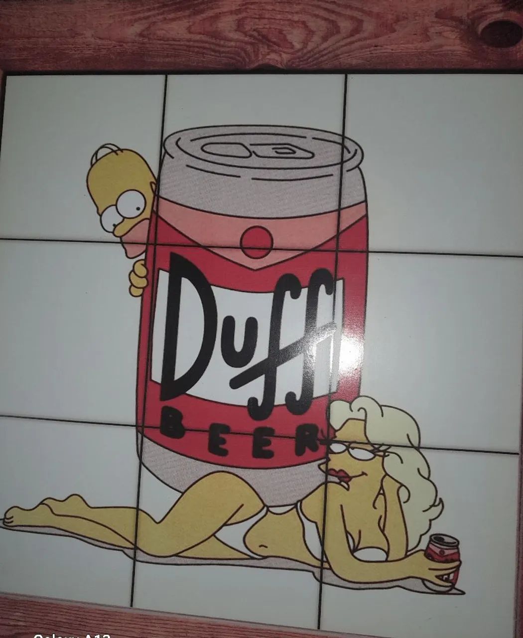 Quadro Decorativo 48cm/ Duff Beer - The Simpsons - Foto 3