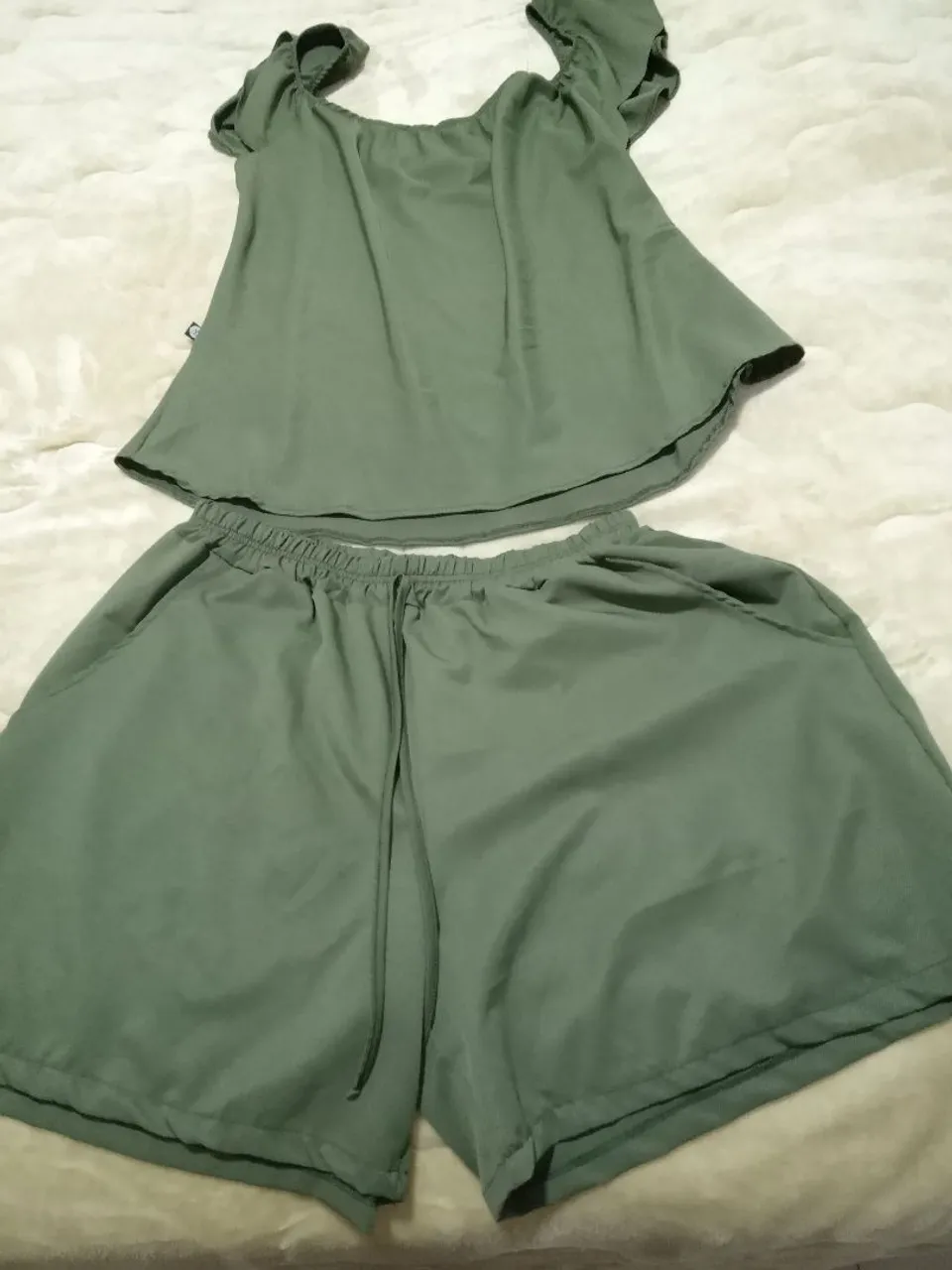 Conjunto Feminino Verde - Conforto e Estilo Tam G2
