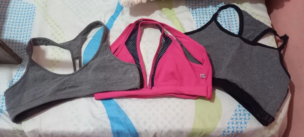 kit 3 tops academia tam p/m...há+modelos e tam...zap 11- * - Foto 5